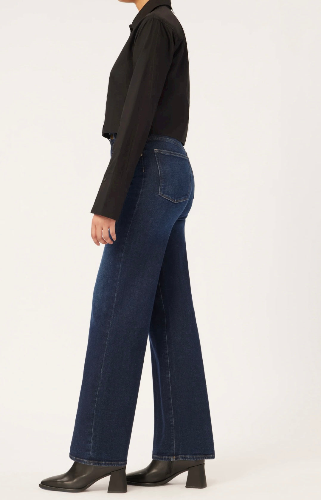 DL1961 - Hepburn Wide Leg High Rise Vintage 32" Jeans