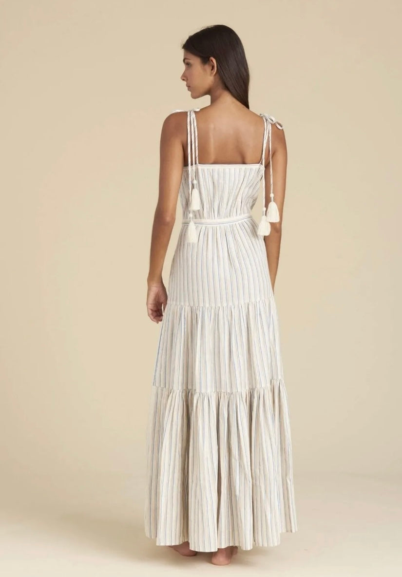 Veronica Beard Windansea tiered maxi dress