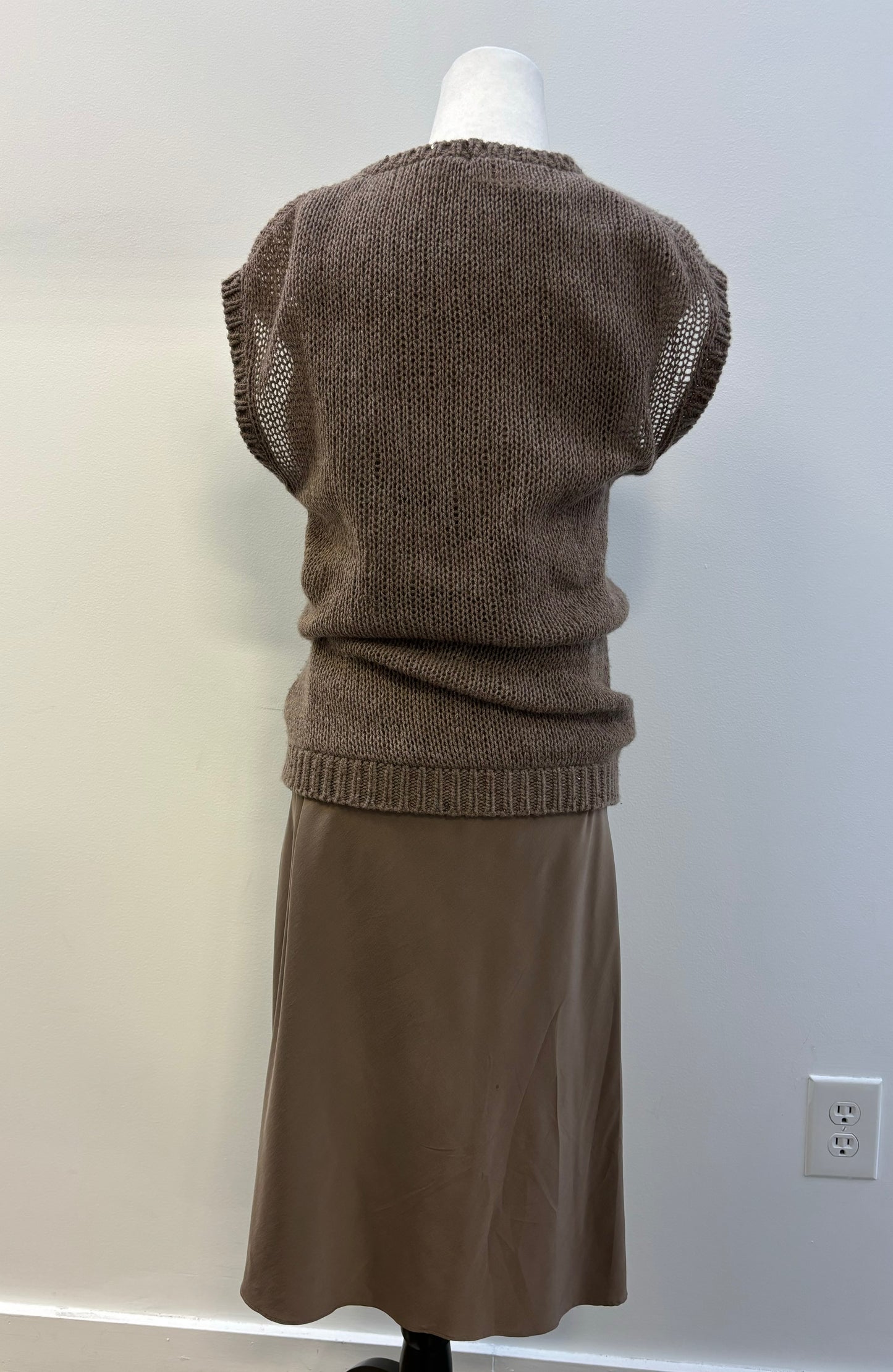 Brunello Cucinelli Vest & Slip Dress