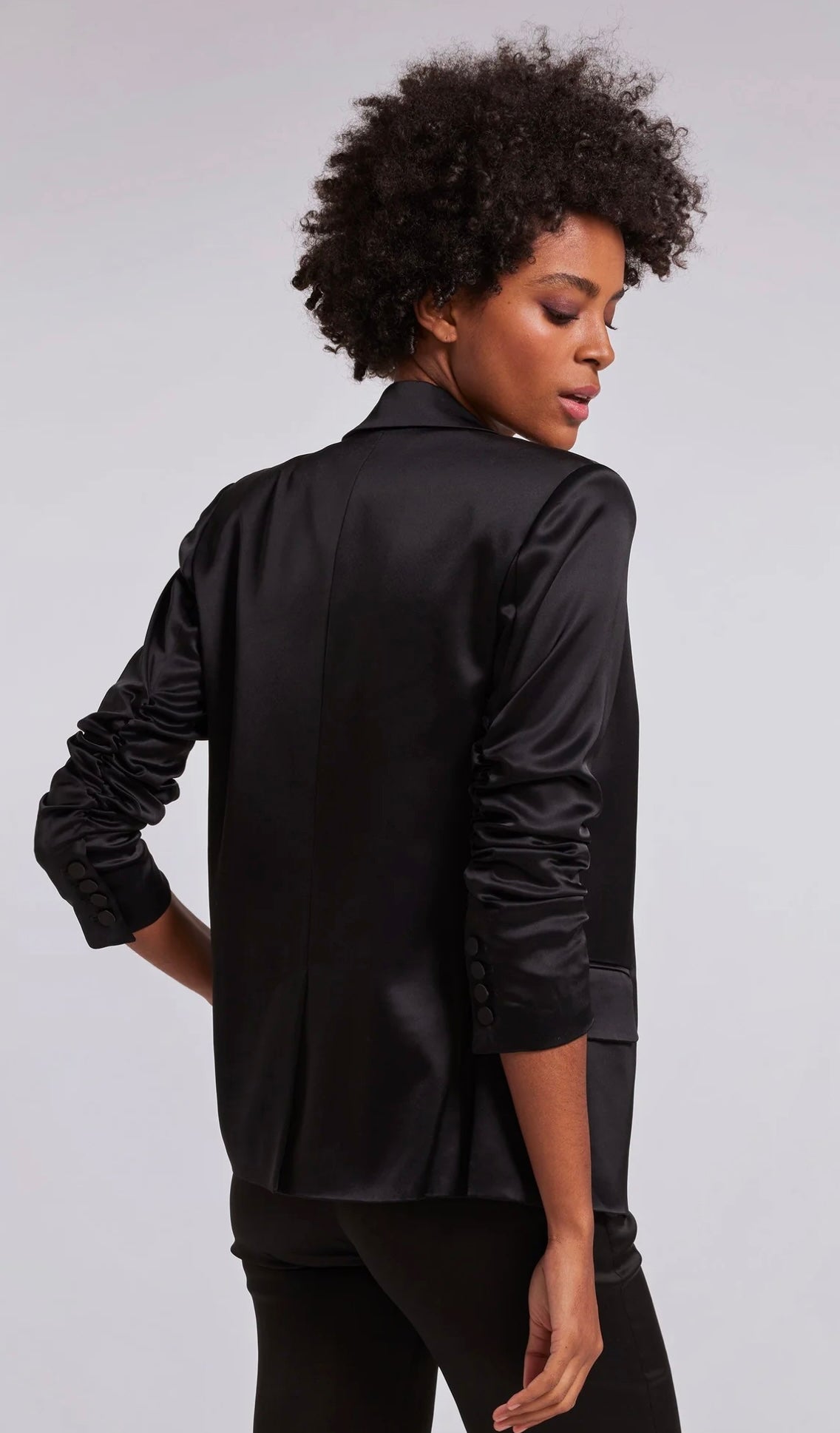 Generation Love - Madison Satin Blazer and Keotin Satin Pants SET