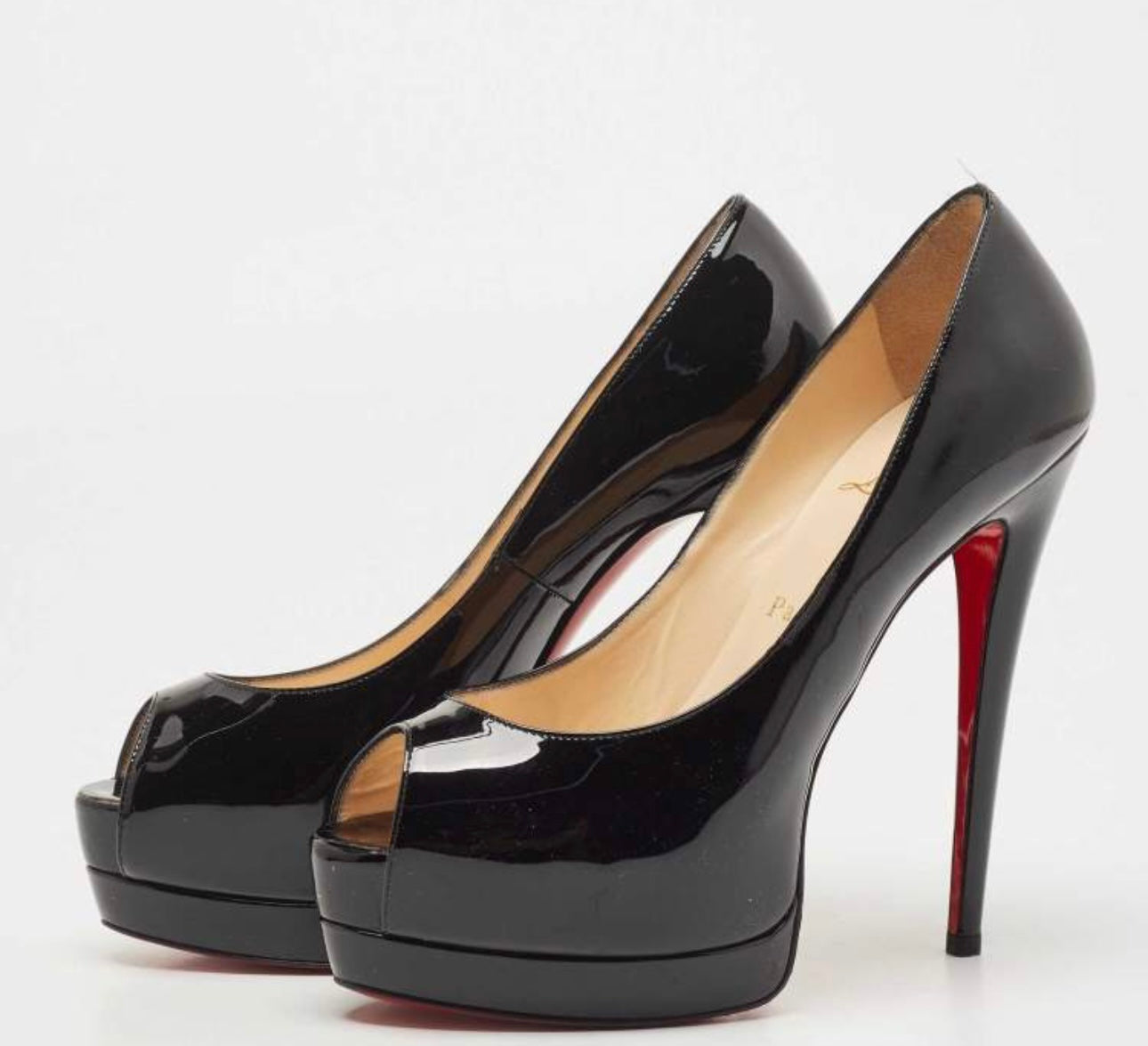 Christian Louboutin - Black Patent Altadama