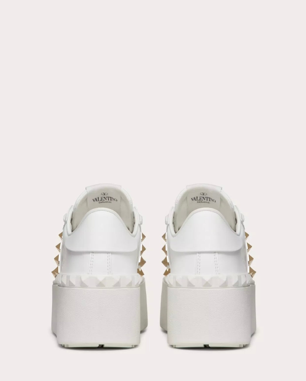 VALENTINO - FLATFORM ROCKSTUD UNTITLED TRAINER IN CALFSKIN