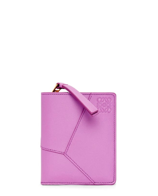 LOEWE - Puzzle Compact Zip Wallet in Classic Calfskin