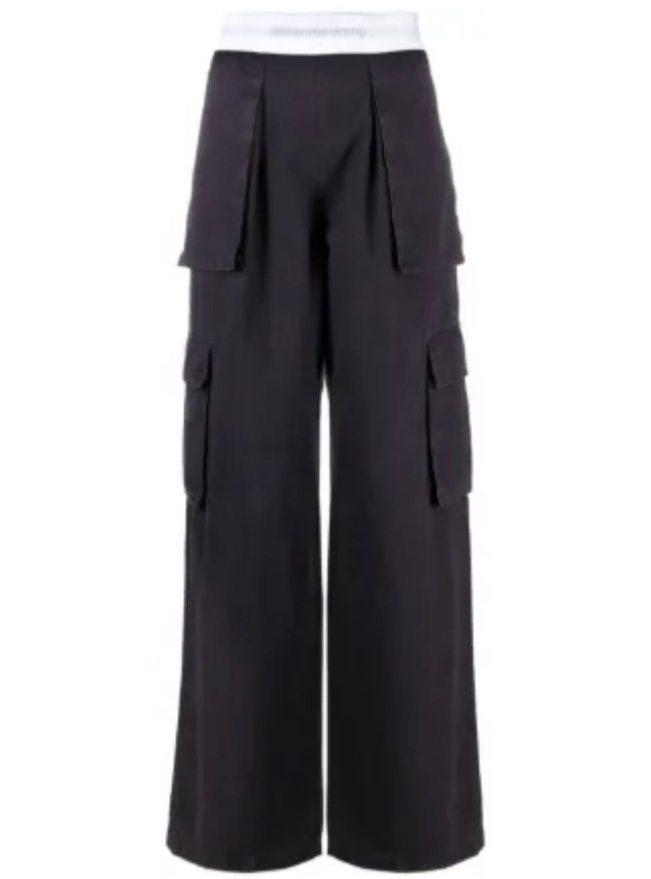 Alexander Wang Navy Rave Cargo Trousers