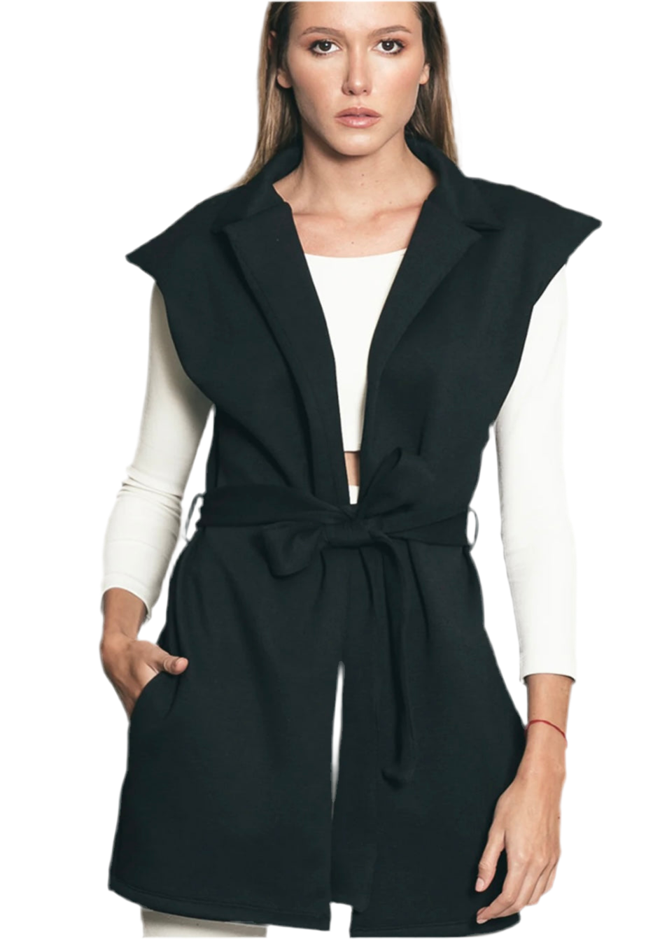 PORT DE BRAS - HENRY VEST BLACK