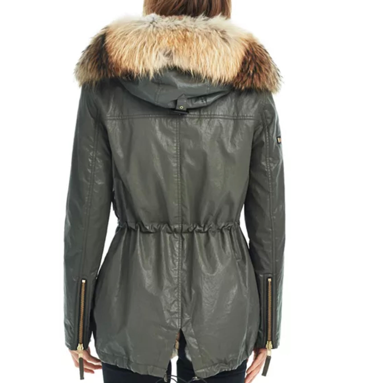 SAM. Tribeca Fur Trim Convertible Parka