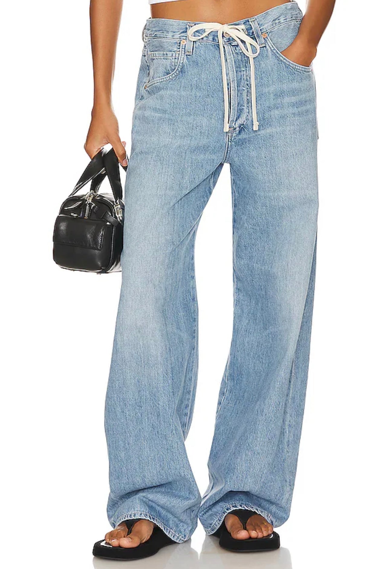 Citizens of Humanity - Brynn Drawstring Trouser in Blue Lace