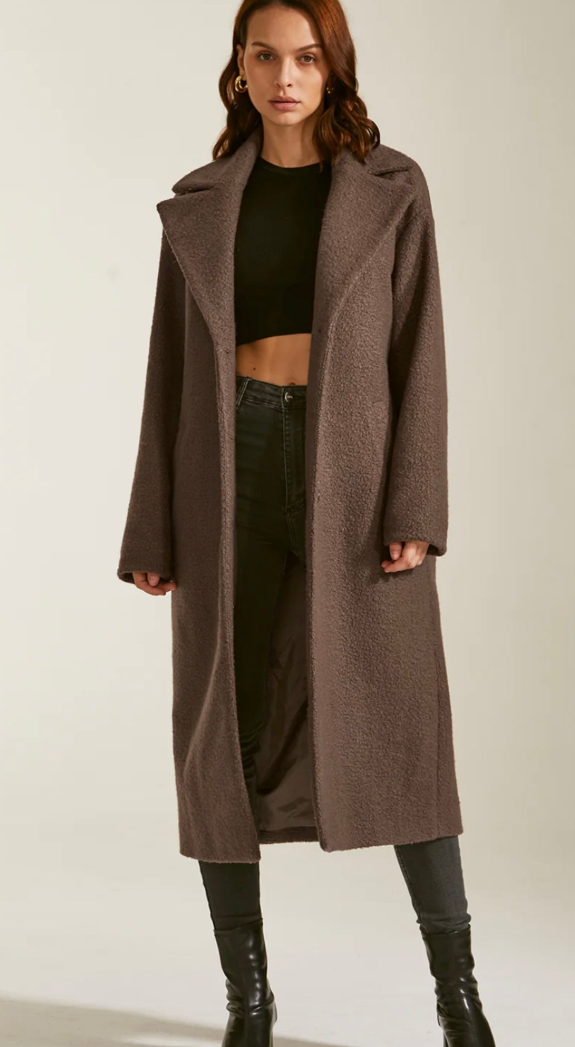 COMMENSE- Essential Long Wool Coat