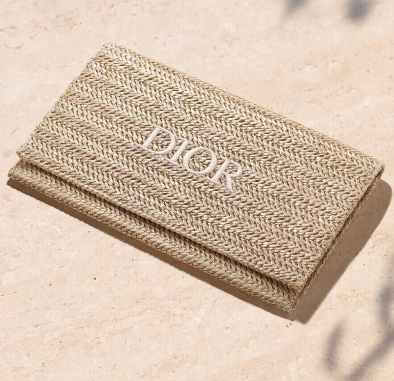 Pre loved DIOR - Novelty Raffia Pouch