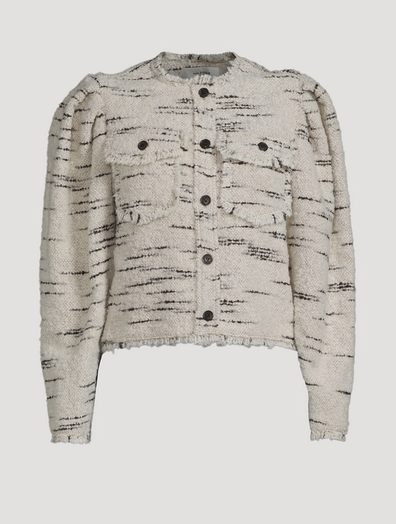 ISABEL MARANT ETOILE NEVES TWEED JACKET