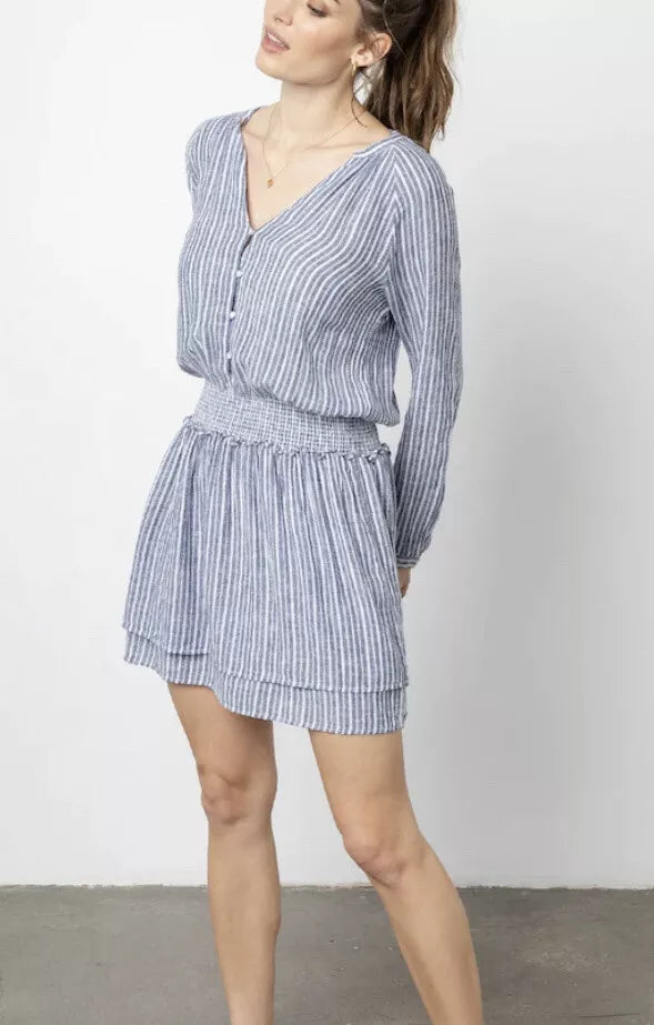 Rails Striped Linen Dress