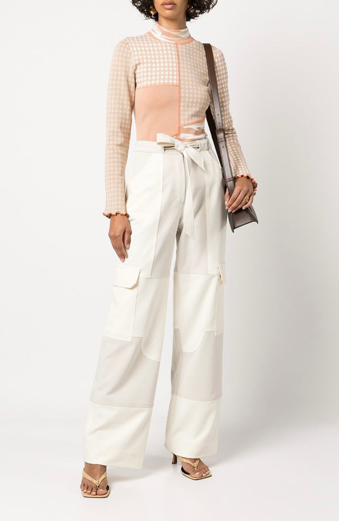 SIMKHAI 
Serena Panelled Utility Trousers - Neutrals