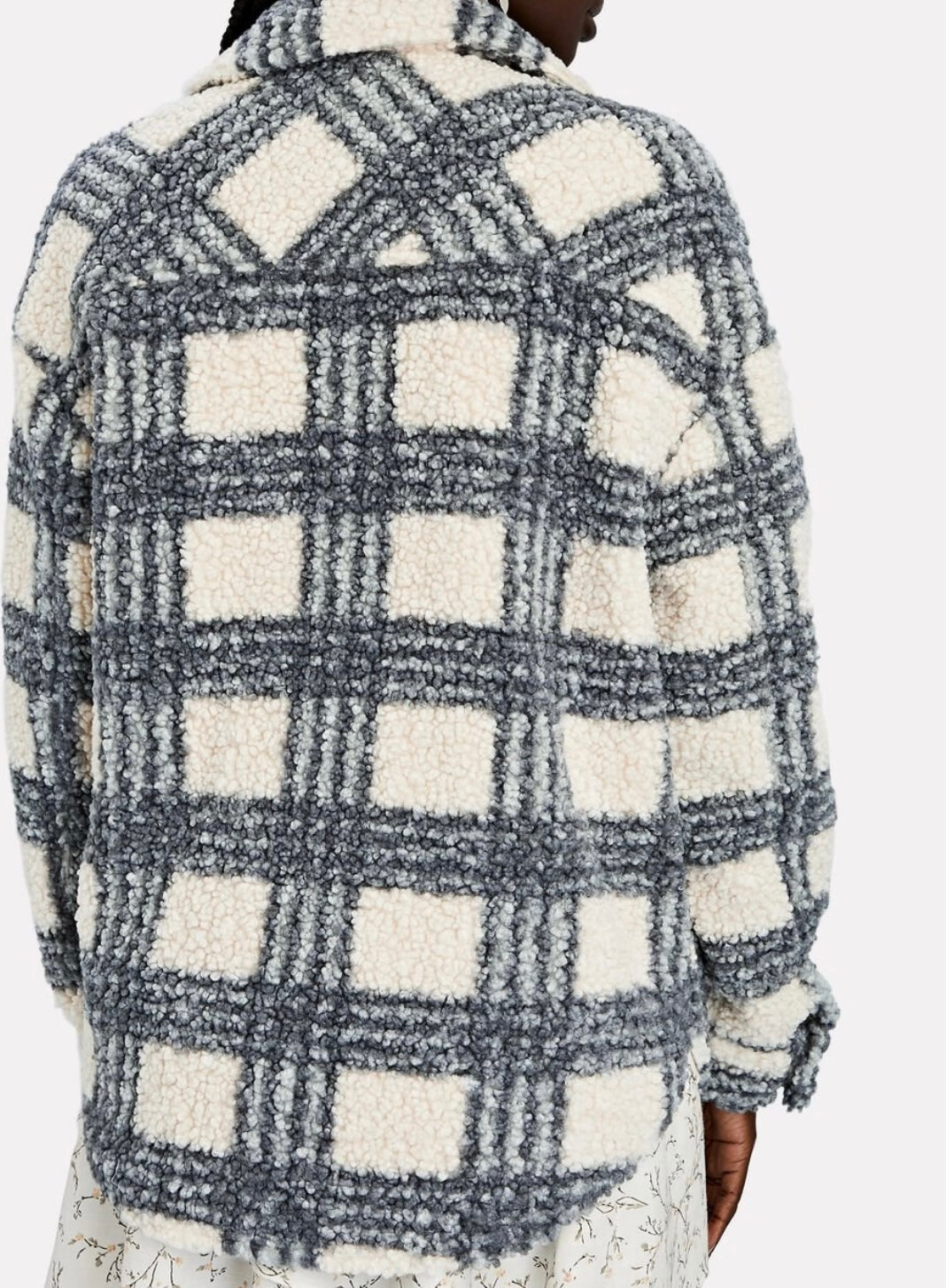 SAYLOR
Loria Plaid Fleece Shirt Jacket