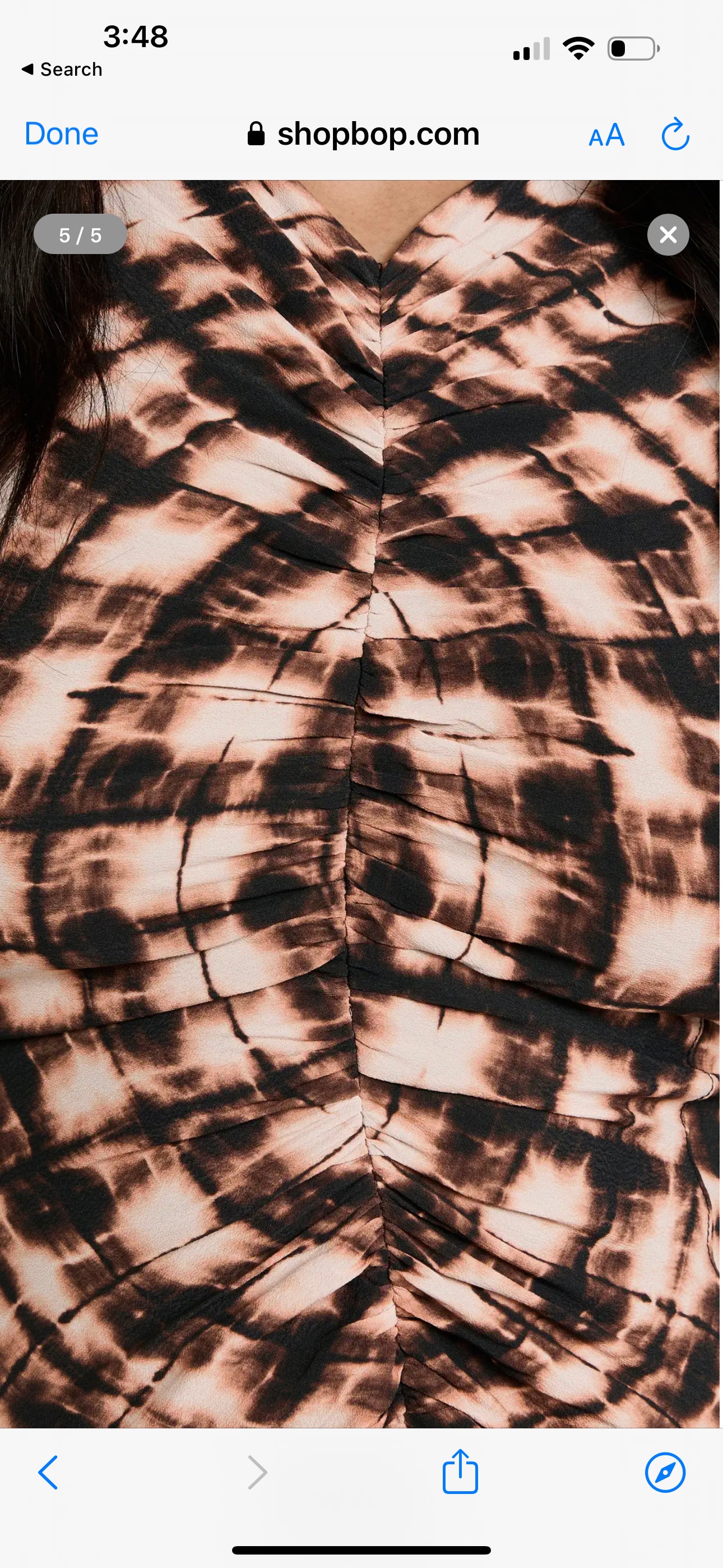 Proenza Schouler
Printed Tie Dye Cinched Dress