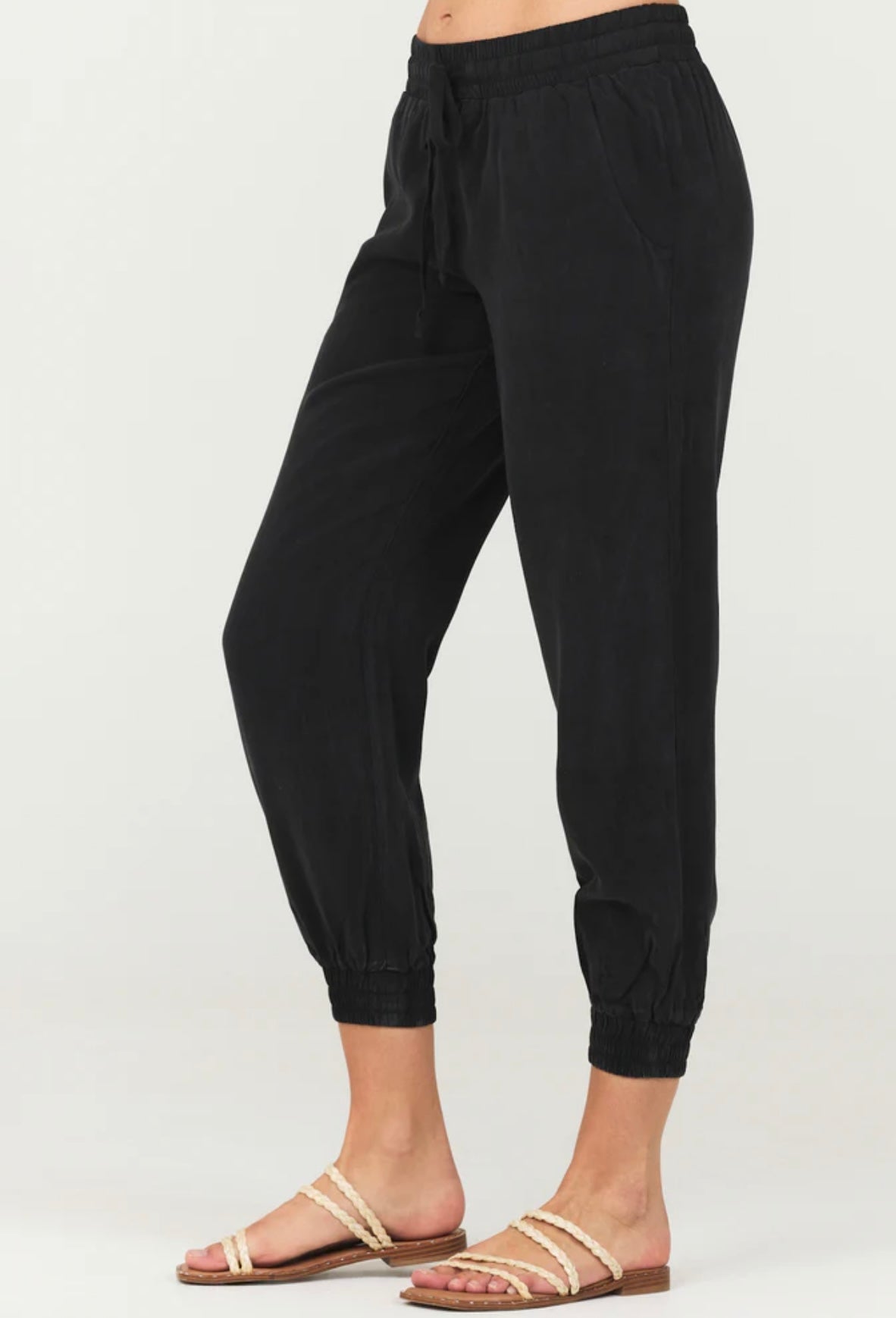 Bella Dahl - Easy Drawstring Jogger - Vintage Black