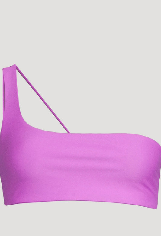 JADE SWIM
Apex One-Shoulder Bikini Top