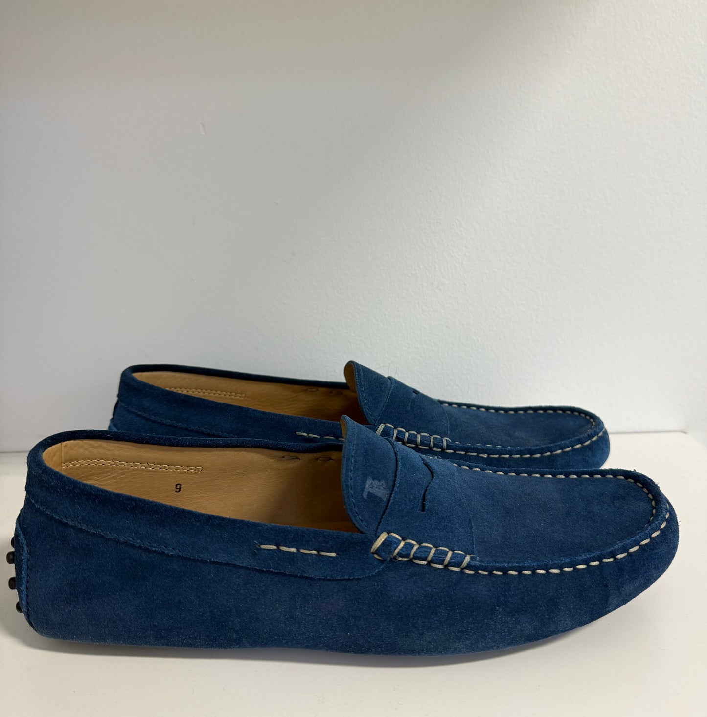 TODS - Men’s Navy Suede Loafers