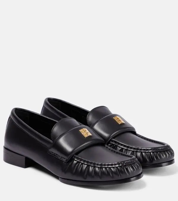 Givenchy 4G Black Loafers