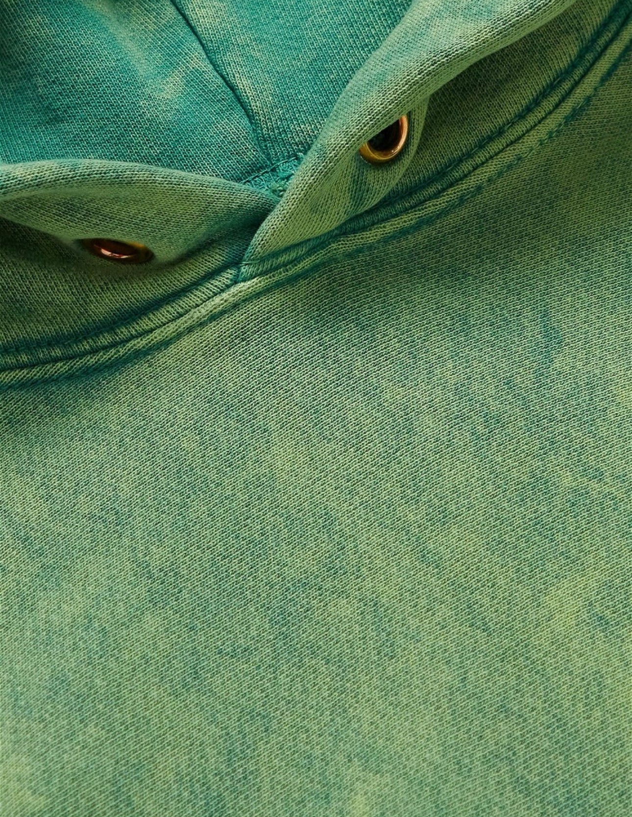 Les Tien - Garment-Dyed Fleece-Back Cotton-Jersey Hoodie - Green