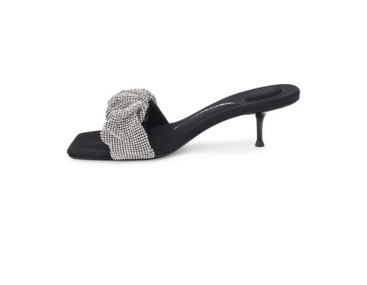 ALEXANDER WANG
Ruched Embellished Sandals