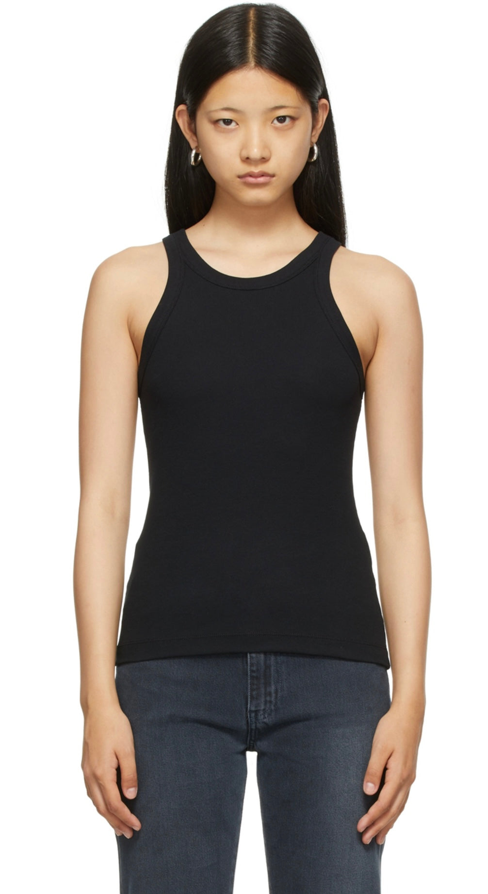 Toteme - Black Ribbed Tank