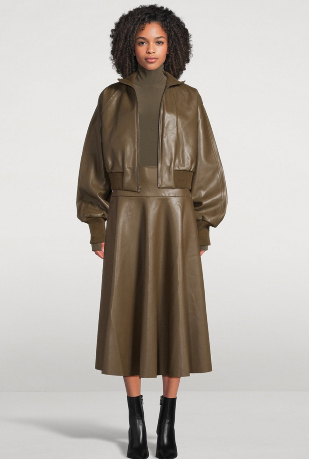 NORMA KAMALI jacket and skirt set