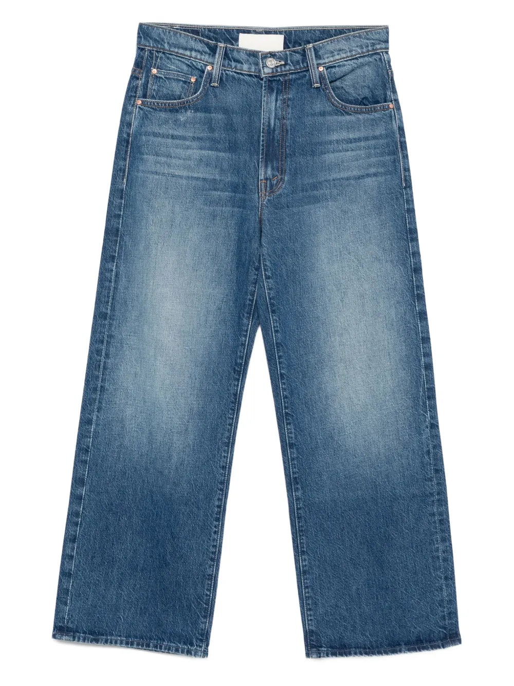 Mother The Dodger Ankle In Medium Blue Wash Jeans