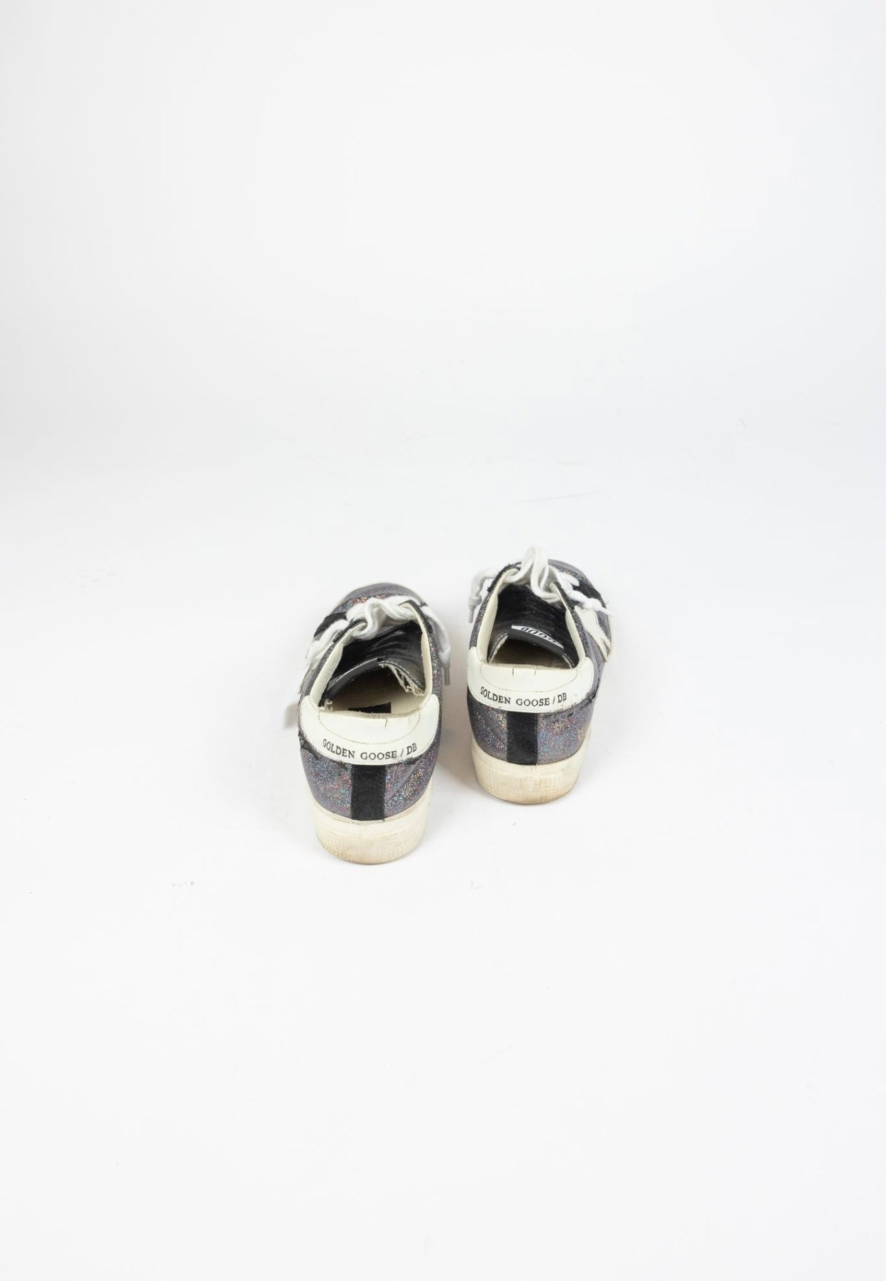 GOLDEN GOOSE
May shimmering glitter sneakers