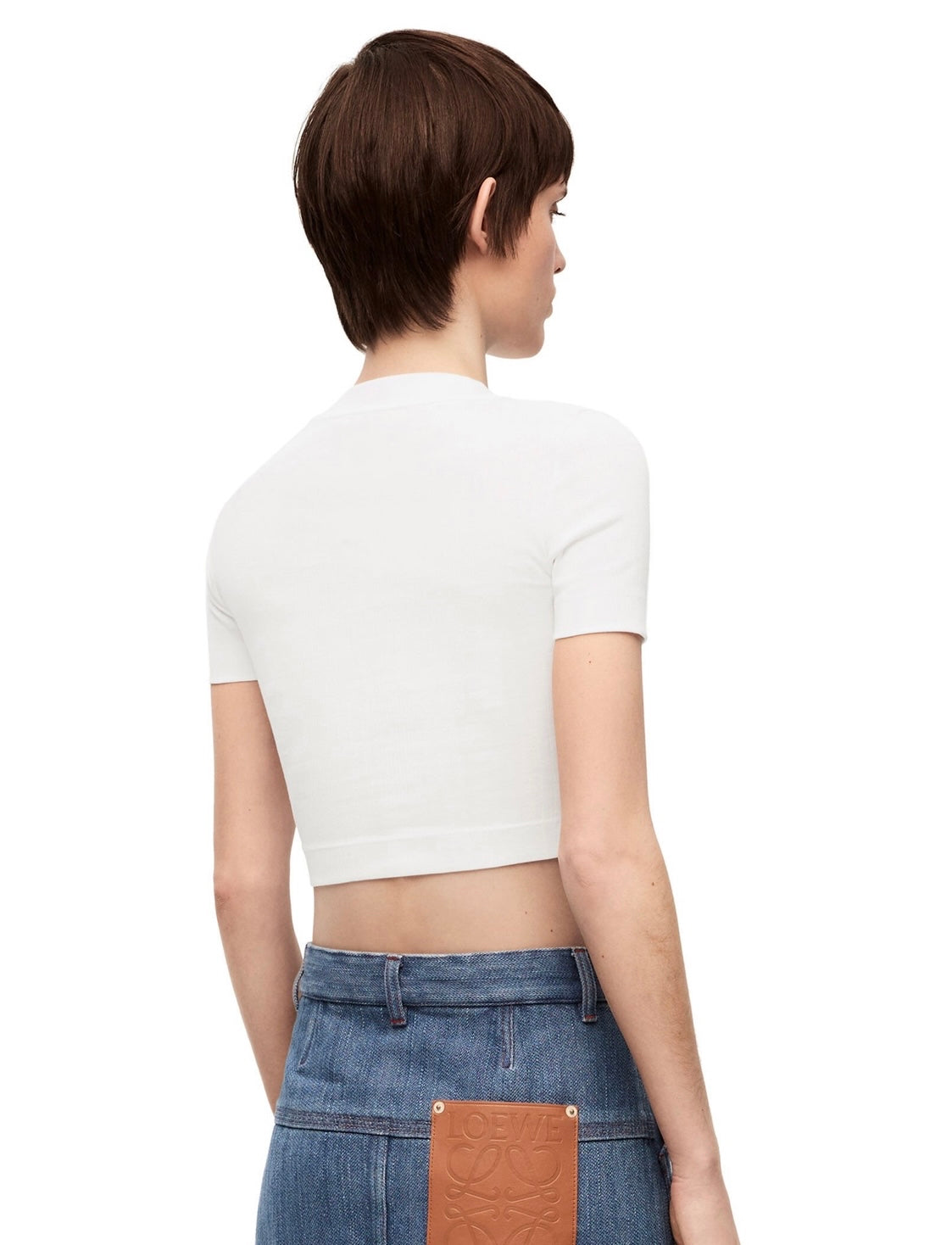 LOEWE - cropped top in cotton