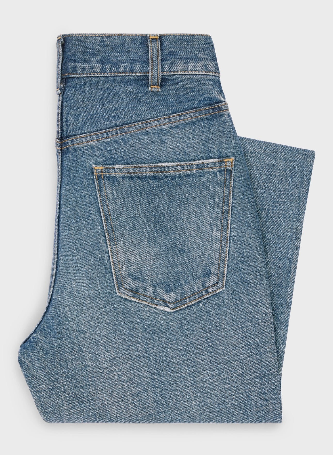 CELINE - DYLAN FLARED JEANS WITH SIGNATURE IN UNION WASH DENIM
UNION WASH