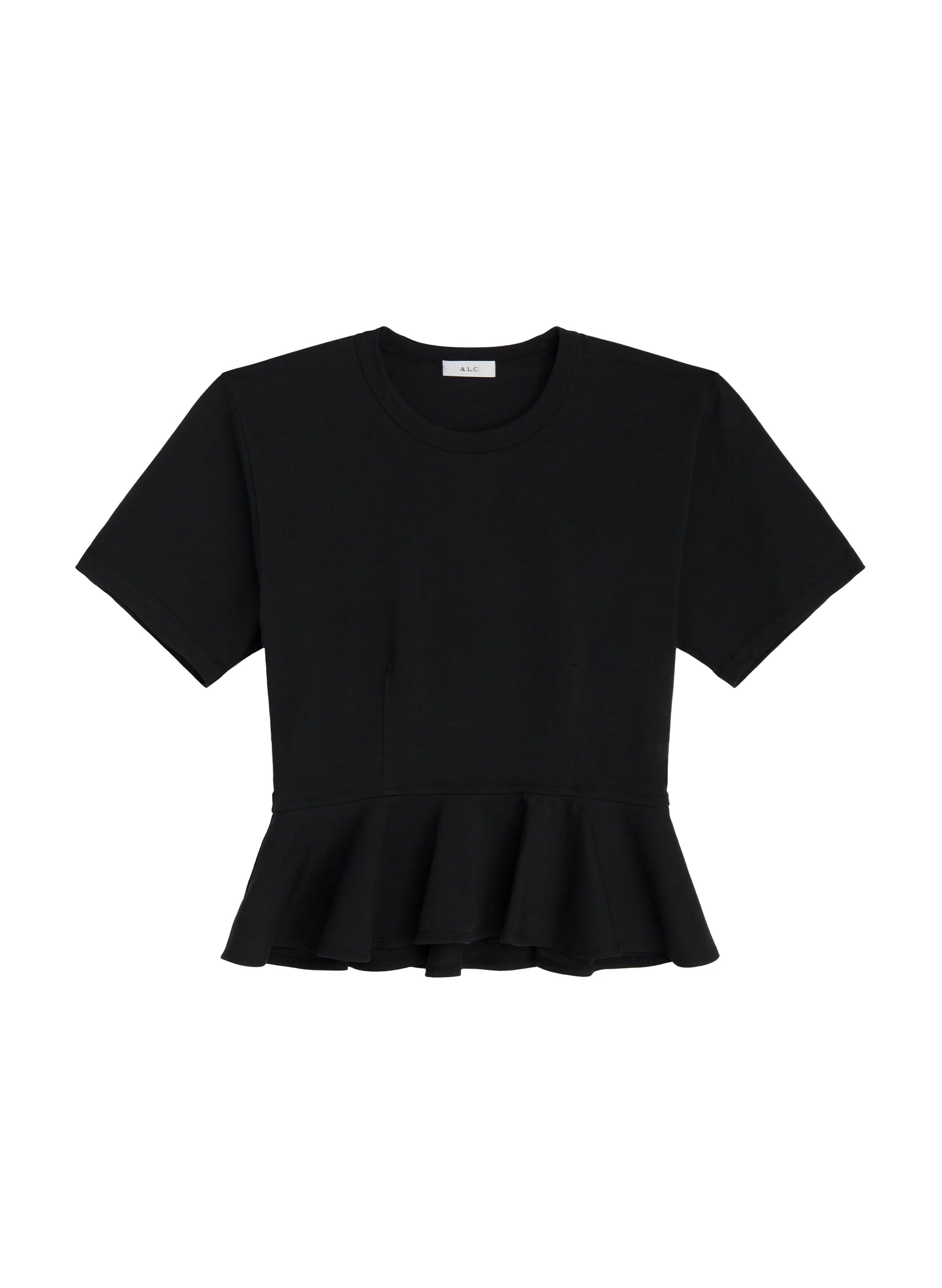ALC NWT black tee with peplum