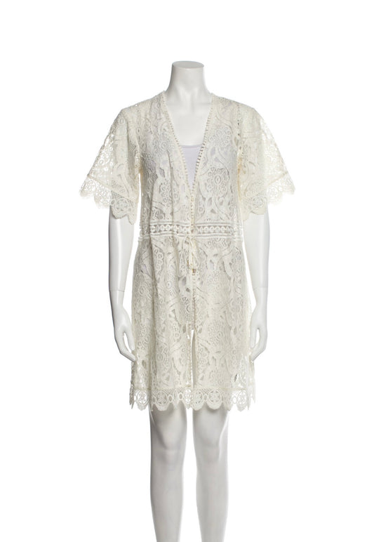 Melissa Obadash - White Lace Dress