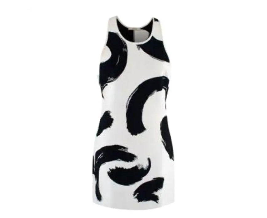 Celine - Phoebe Philo Brush Stroke Printed Mini Dress