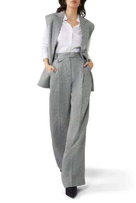 SHONA JOY herringbone vest and pants set