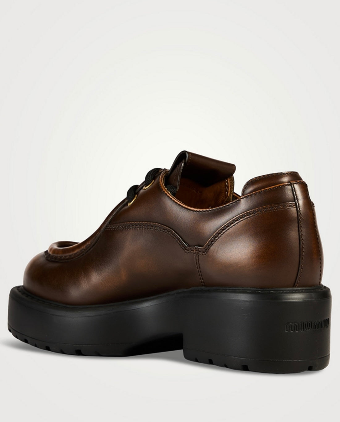 MIU MIU
Leather Lug-Sole Wallabies