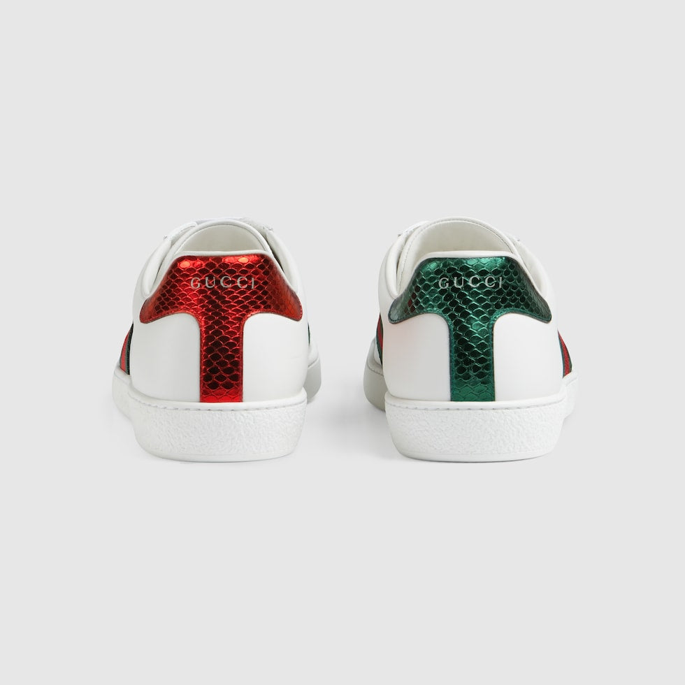 GUCCI white ace sneakers