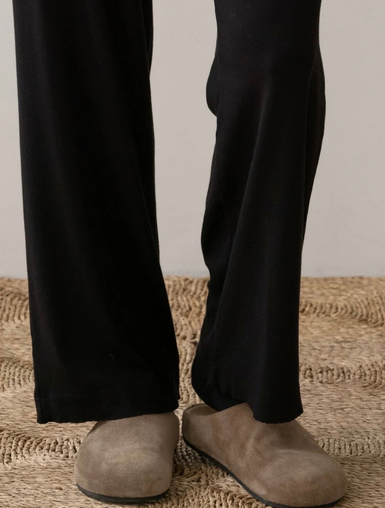 Donni The Baby Rib Scallop Pant, S