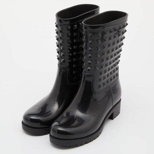 VALENTINO rockstud rain boots