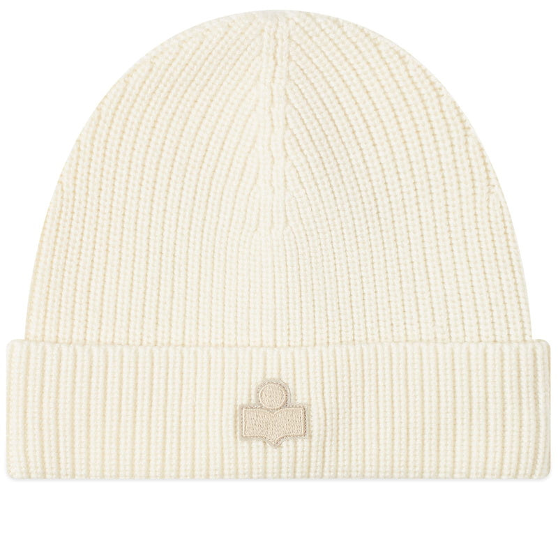 Isabel Marant Cream Merino Wool Hat