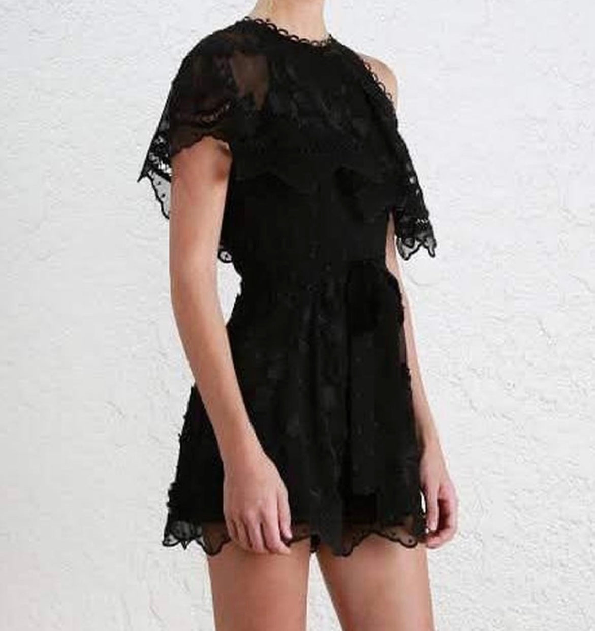 ZIMMERMANN- BLACK PLAYSUIT