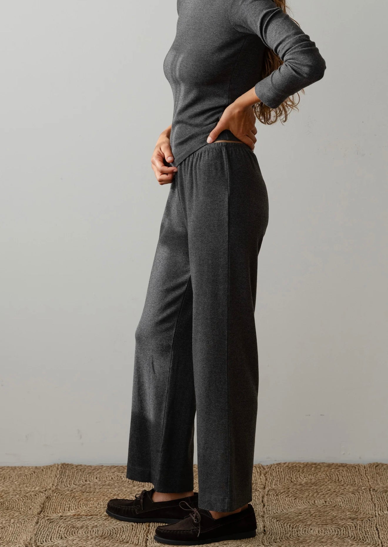 Donni The Baby Rib Scallop Pant