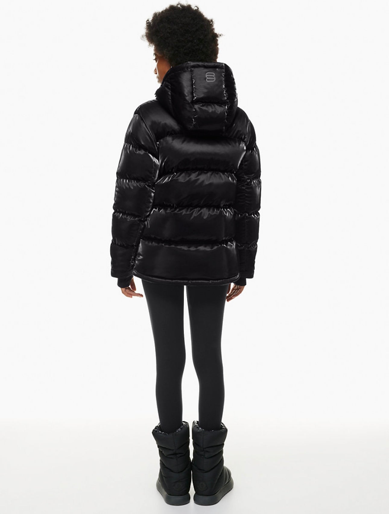 The Super Puff- 
Liquid Shine goose down puffer jacket