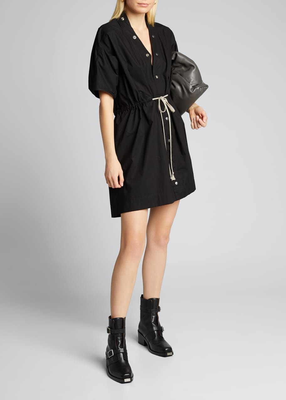 Rick Owens - Black Drawstring Dress