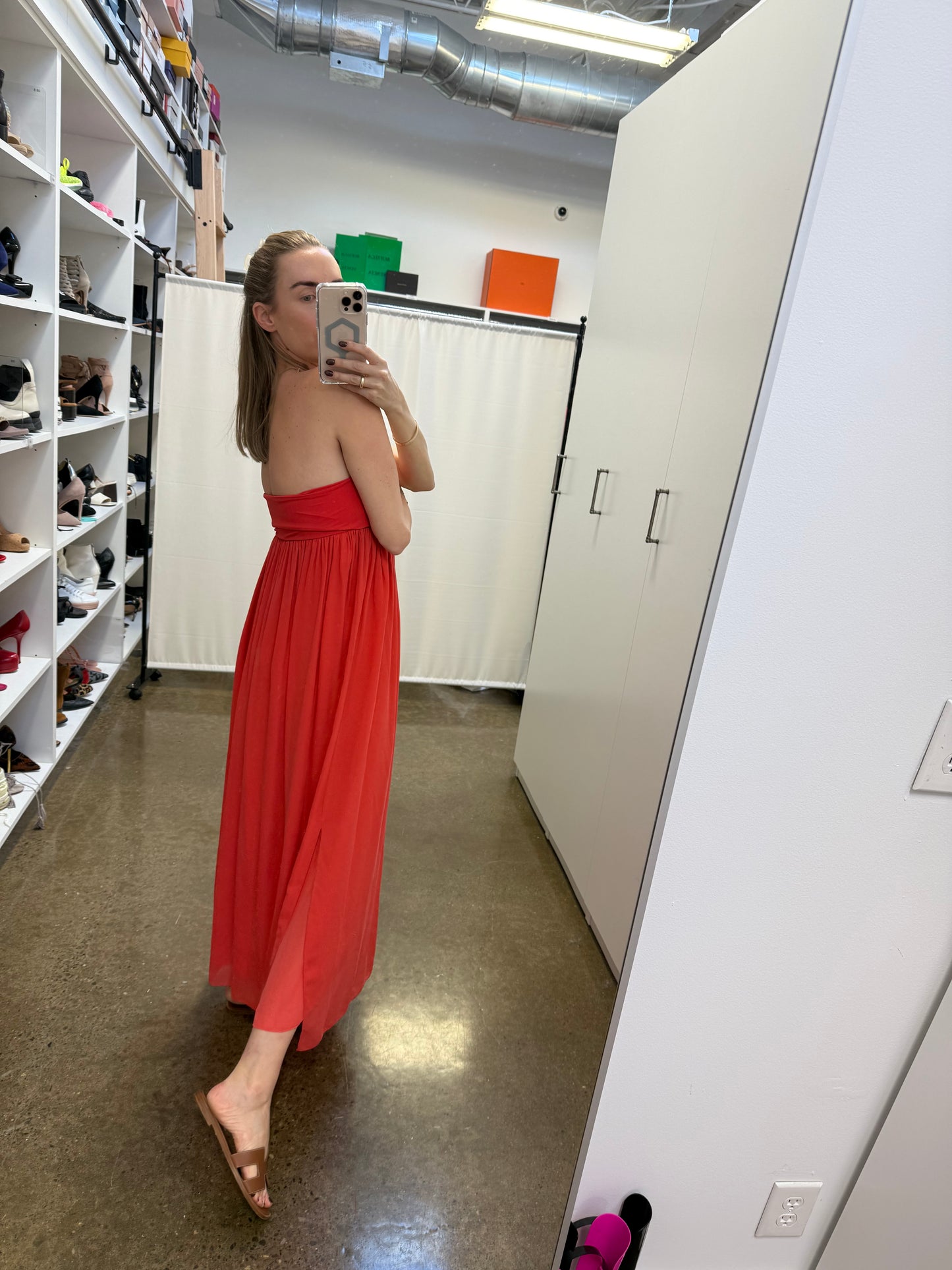 Shan - Coral Maxi Dress