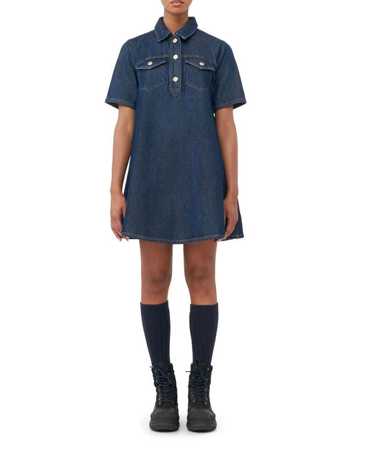 Ganni Tshirt Denim Dress