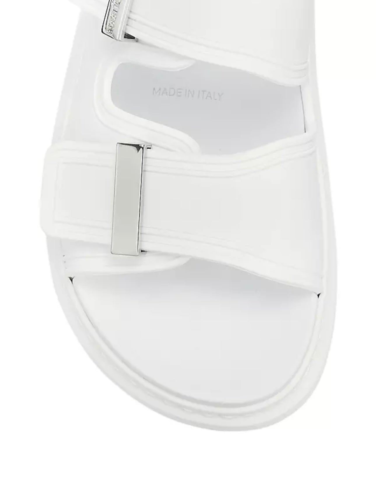 Alexander McQueen White Hybrid Sandals