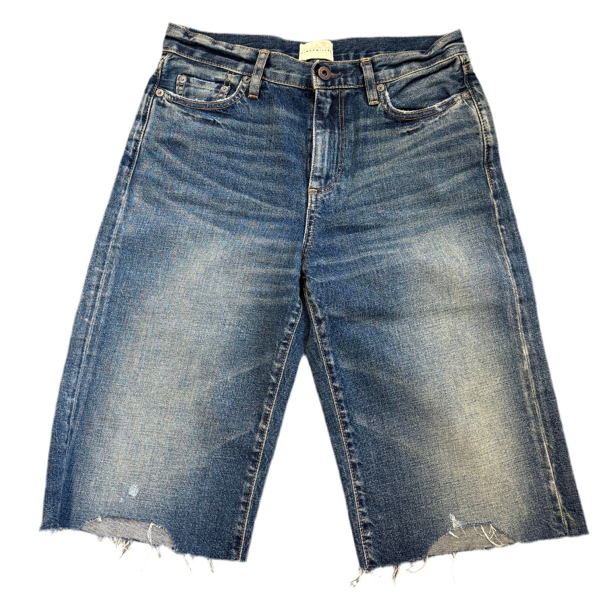 SIMON MILLER Knee Length Denim Shorts