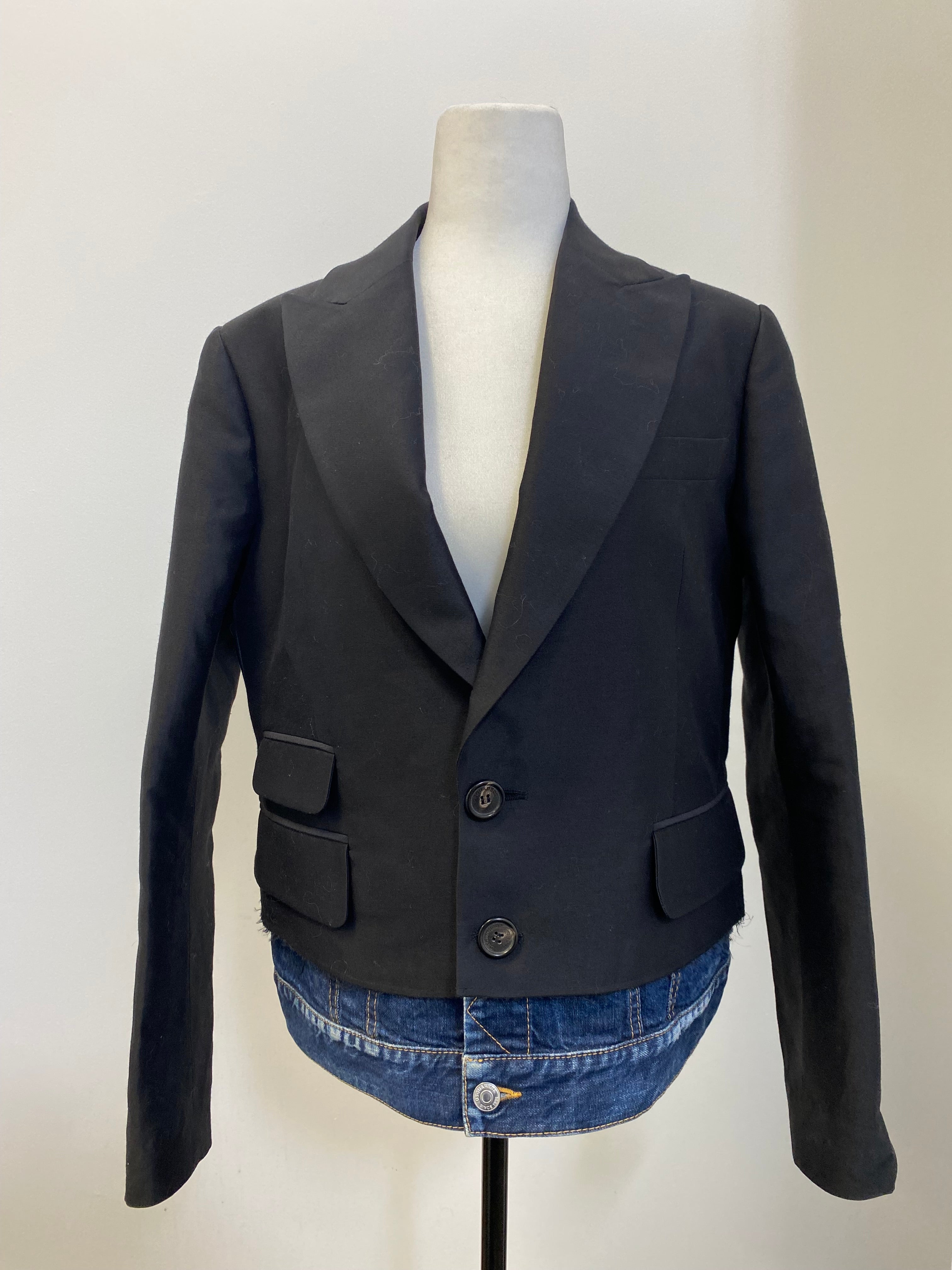DSquared2 Blazer with Denim Trim
