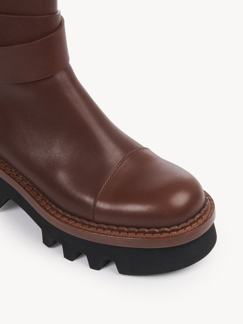 CHLOE owena leather ankle boots