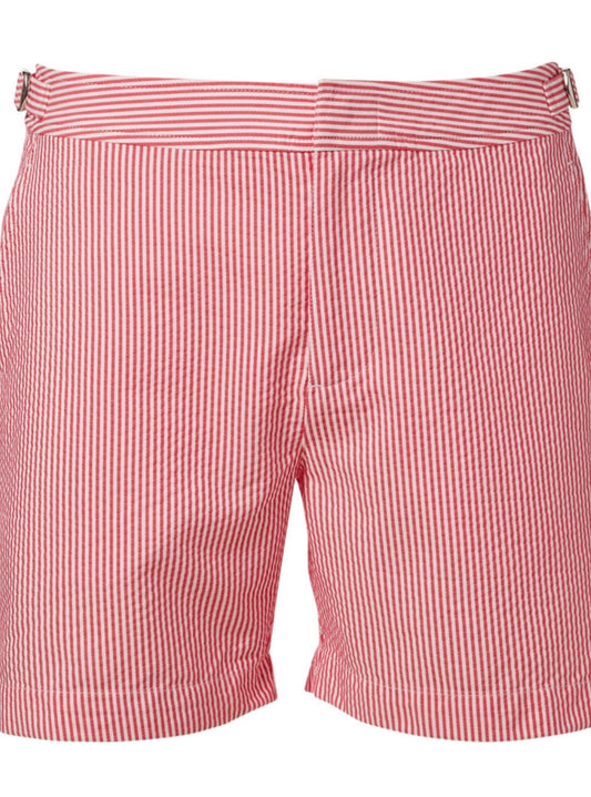 ORLEBAR BROWN
Bulldog Seersucker Mid-Length Swim Shorts